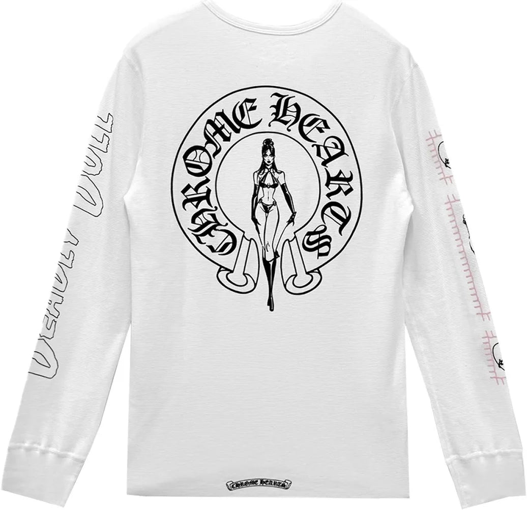 Chrome Hearts Deadly Doll Waffle Long Sleeve