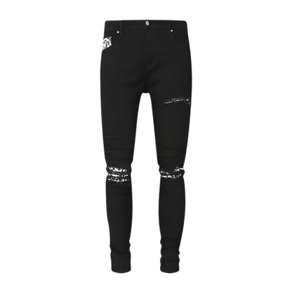 AMIRI
leopard-detail jeans