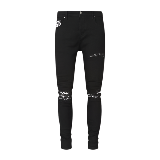 AMIRI
leopard-detail jeans