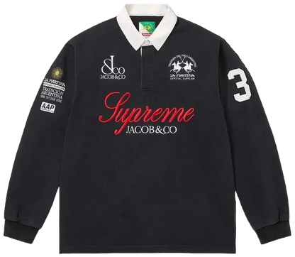 aSupreme x La Martina x Jacob & Co Rugby 'Black'