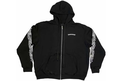 Chrome Hearts Aspen Exclusive Zip Up Hoodie Black
