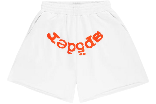 Sp5der OG Web V2 Sweatshort
White