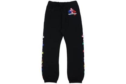 Chrome Hearts Multicolor Cross SweatpantsBlack
