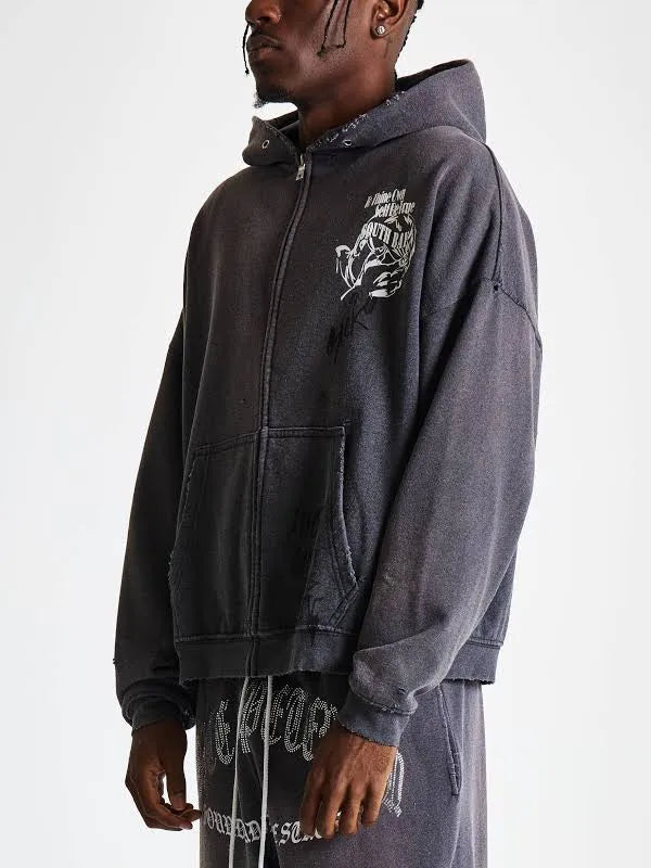 Paly Hollywood Paly Carrying The Message Zip Hoodie
