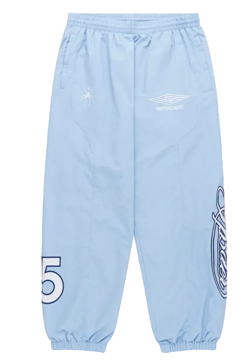 BLUE SCRIPT WARM UP PANT SP5DER