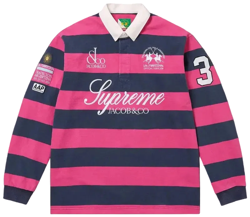 Supreme x La Martina x Jacob & Co Rugby 'Stripe'