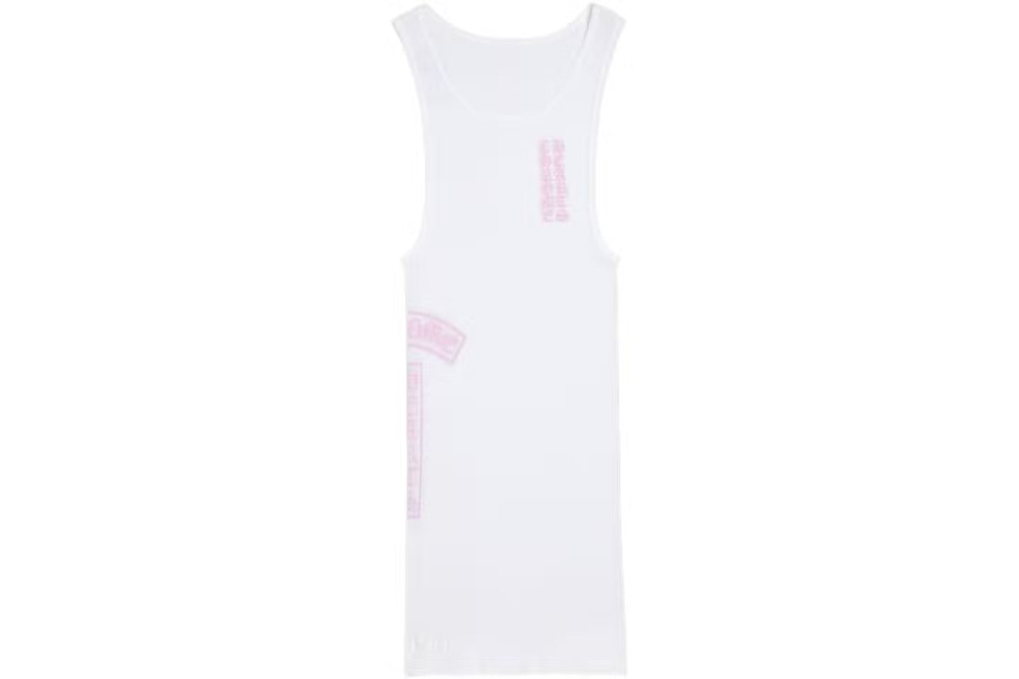 Chrome Hearts Rib Tank Top "Pink"
