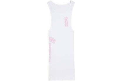 Chrome Hearts Rib Tank Top "Pink"