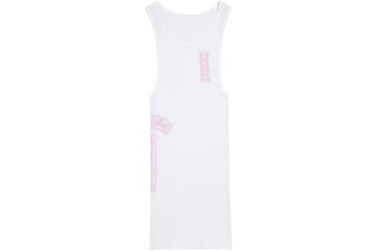 Chrome Hearts Rib Tank Top "Pink"