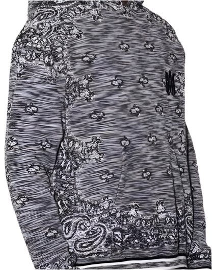 Amiri Bandana wool knitted hoodie
