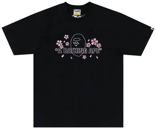 BAPE Sakura A Bathing Ape Tee 'Black