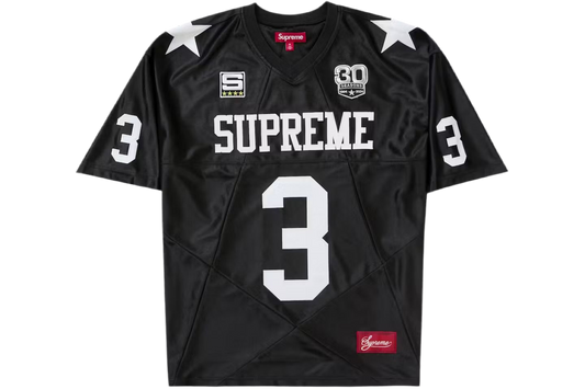 BLACK Supreme Star Football Jersey