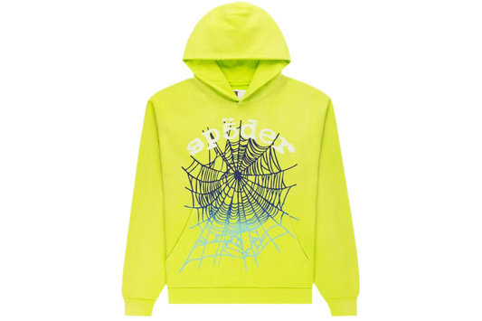 Sp5der OG Web V2 Gradient Hoodie
Acid Green