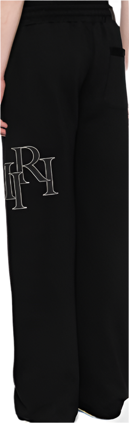 AMIRI STAGGERED SWEATPANT - Black