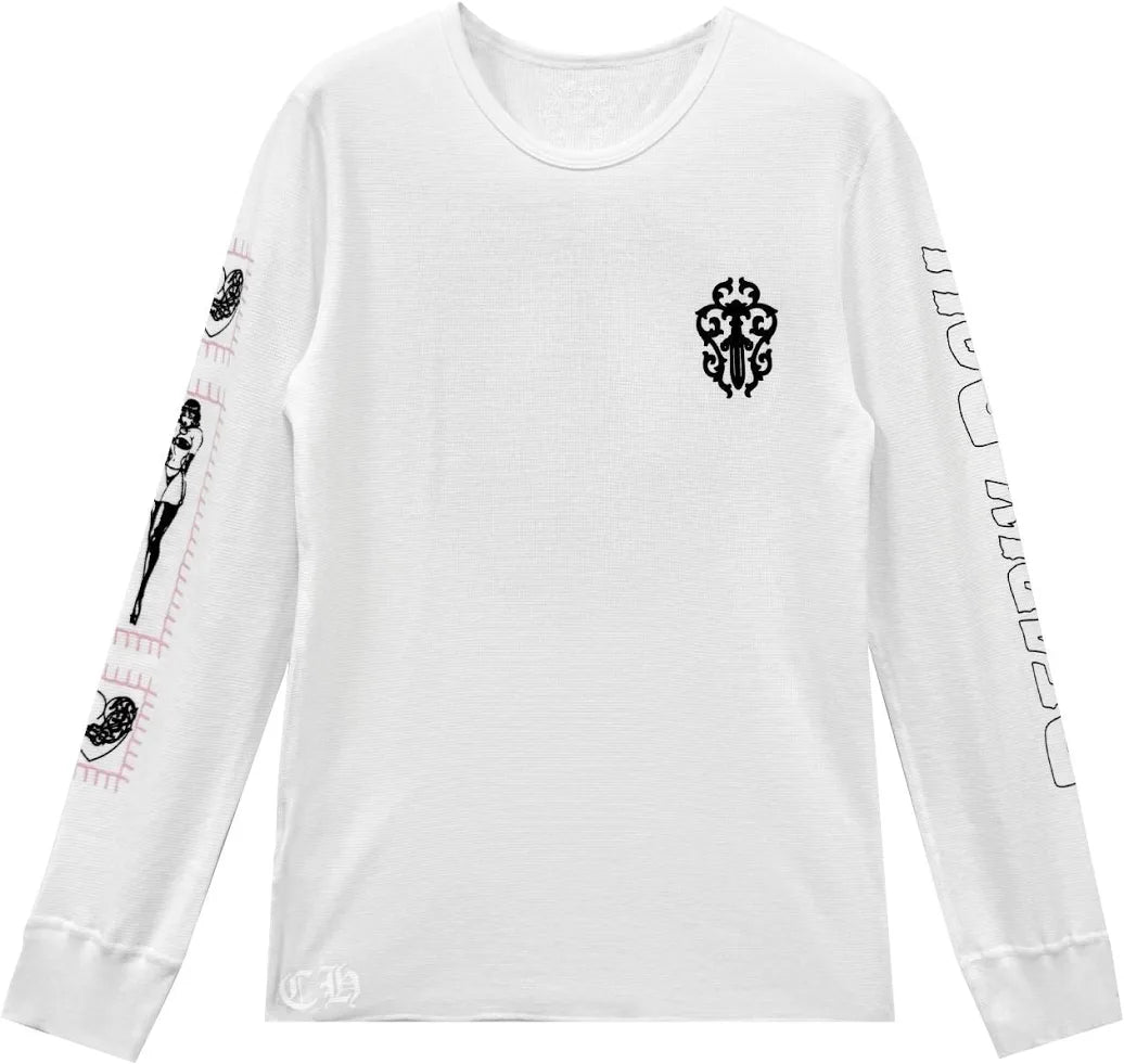 Chrome Hearts Deadly Doll Waffle Long Sleeve