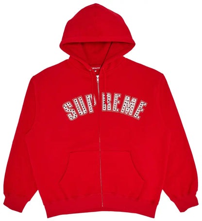 Supreme x B.B. Simon Zip Up Hooded Sweatshirt 'Red'