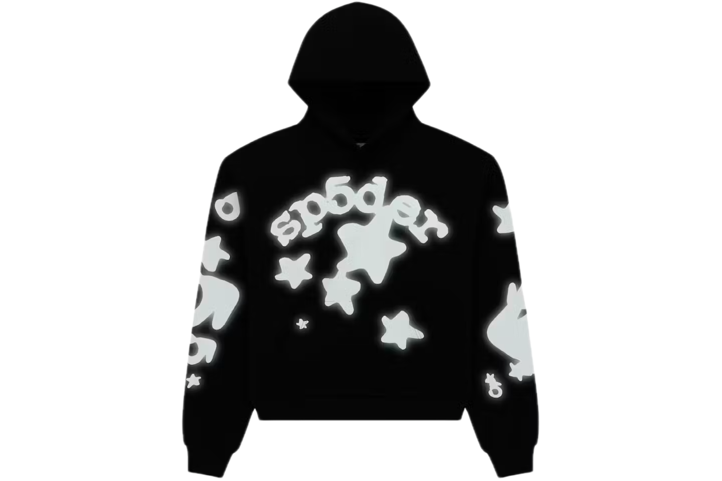 Sp5der Reflective Beluga Hoodie
Black