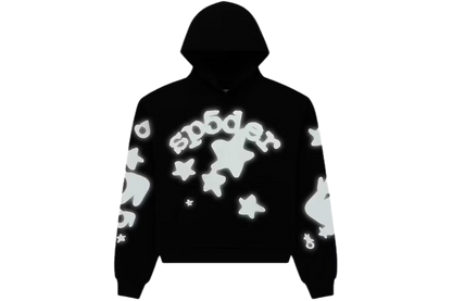 Sp5der Reflective Beluga Hoodie
Black