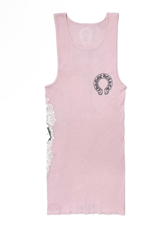 Chrome Heart "Pink" Deadly Doll Tank Top