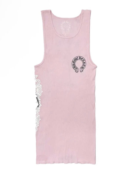 Chrome Heart "Pink" Deadly Doll Tank Top