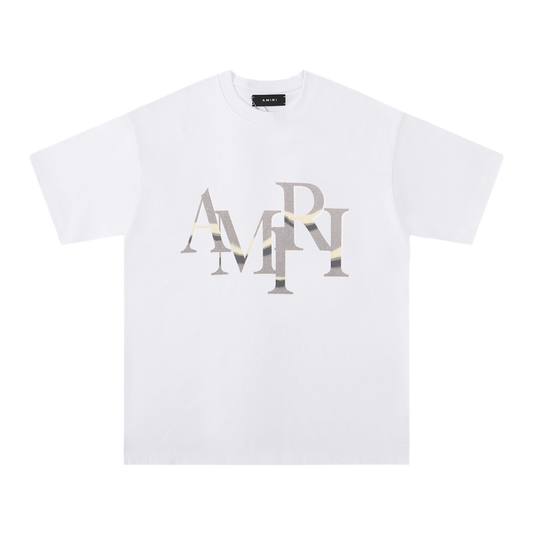 Amiri Staggered tee Grey