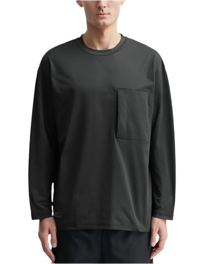 BLACK OAKLEY LONG SLEEVE TEE