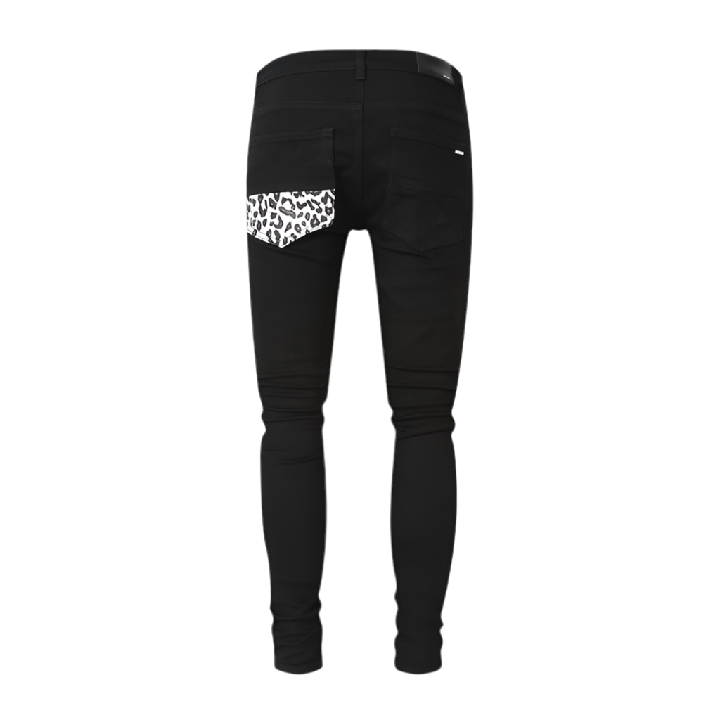 AMIRI
leopard-detail jeans