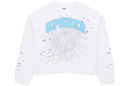 Sp5der Varsity Web Crewneck
White