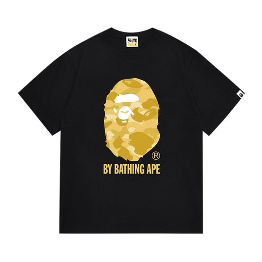 BAPE Color Camo Big Ape Head Tee Black/Yellow