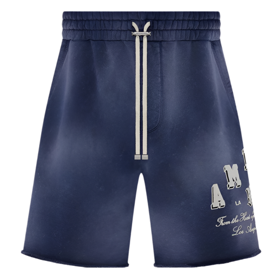 Amiri Vintage Collegiate Shorts 'Blue'