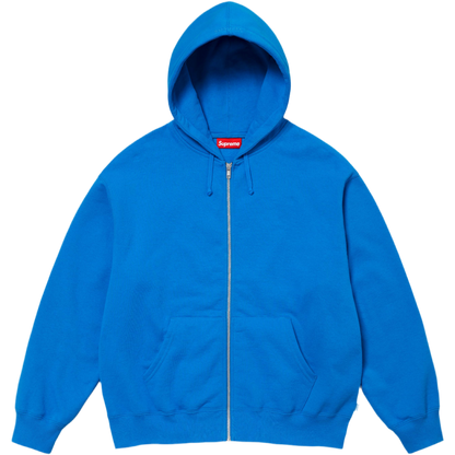 Blue Supreme Thrasher Zip Up Hooded Sweatshirt