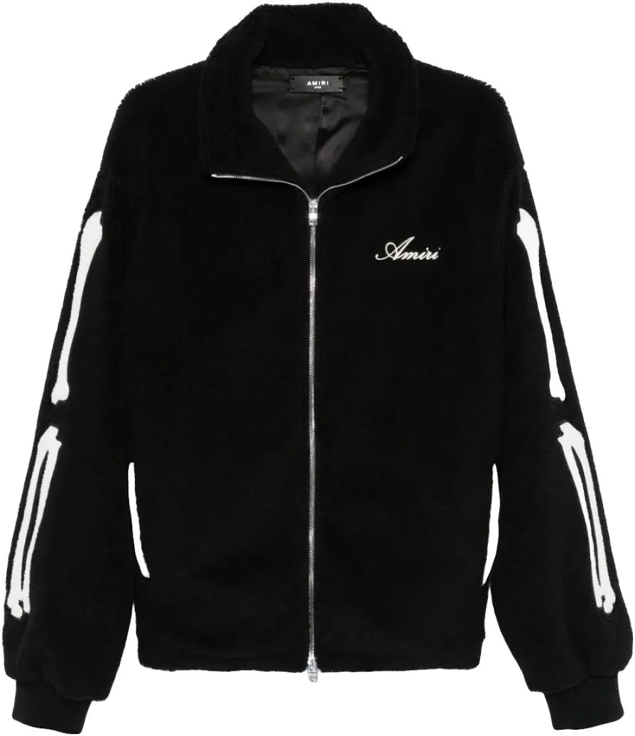 AMIRI Bones Fleece Jacket Black