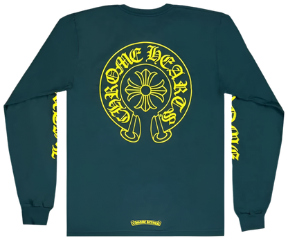 Chrome Hearts Horseshoe Long-Sleeve 'Green/Yellow'