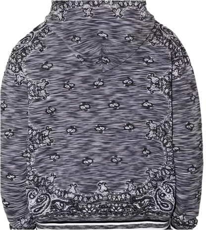 Amiri Bandana wool knitted hoodie