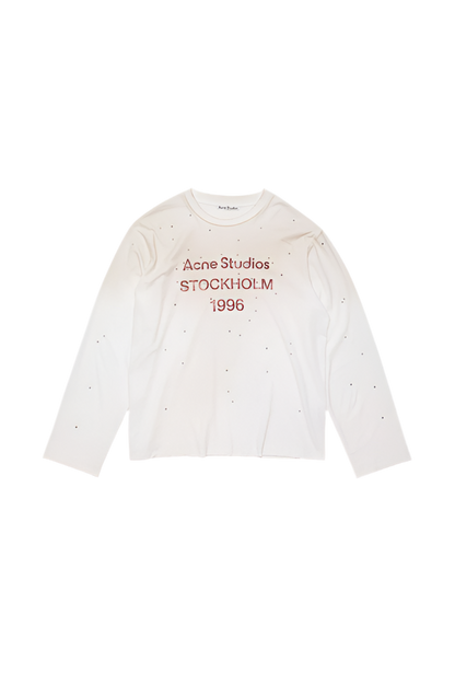 ACNE STUDIOS LOGO T-SHIRT - RELAXED FIT
Dusty white