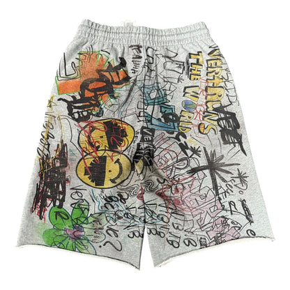 VERTABRAE GRAFFITI DETENTION SHORTS GREY