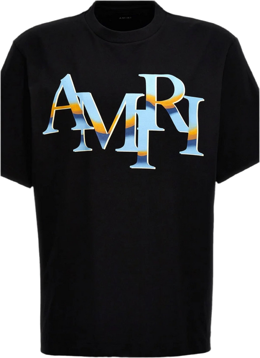 AMIRI STAGGERED CHROME T-SHIRT - MEN