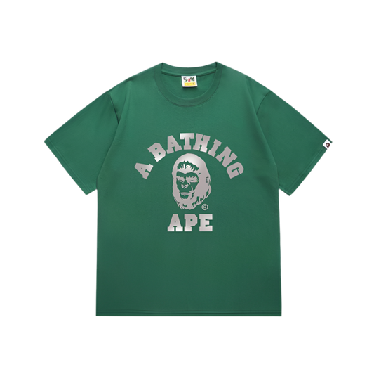 BAPE COLLEGE GRAPHIC TEE - Gre