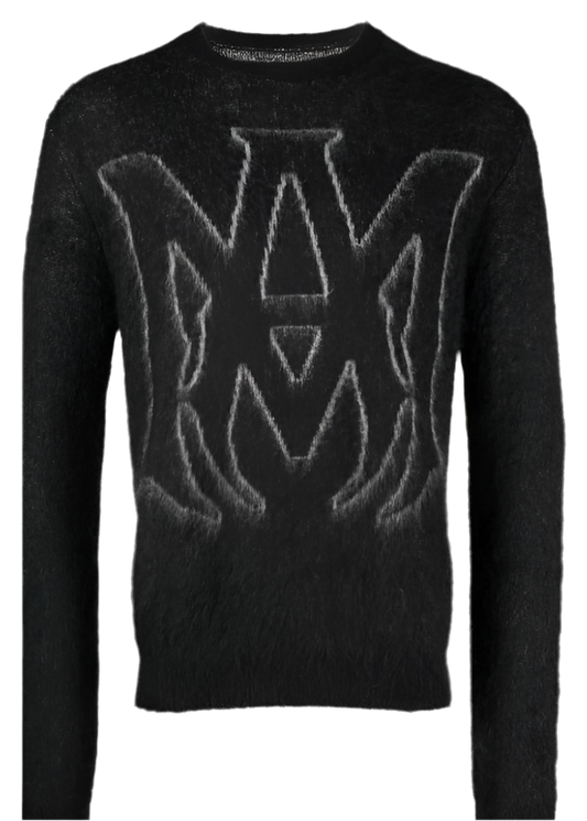 AMIRI
logo-print crew-neck jumper
