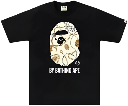 A Bathing Ape Jewels by Bathing Ape Tee Black