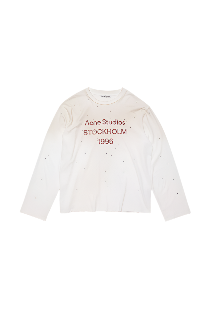 ACNE STUDIOS LOGO T-SHIRT - RELAXED FIT
Dusty white