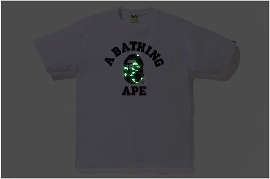 BAPE City Camo College Tee
White/Black