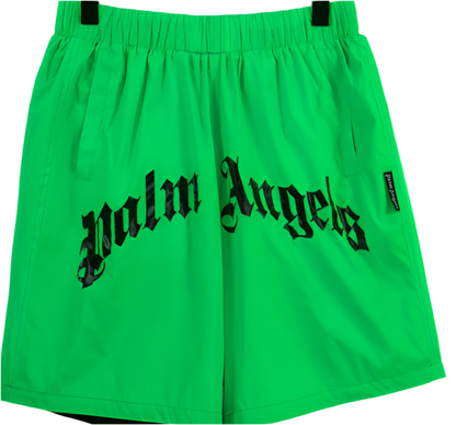 Palm Angels logo-print swim shorts