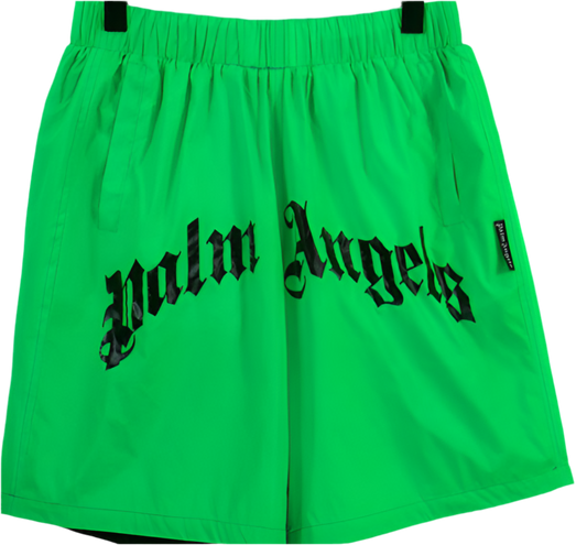 Palm Angels logo-print swim shorts