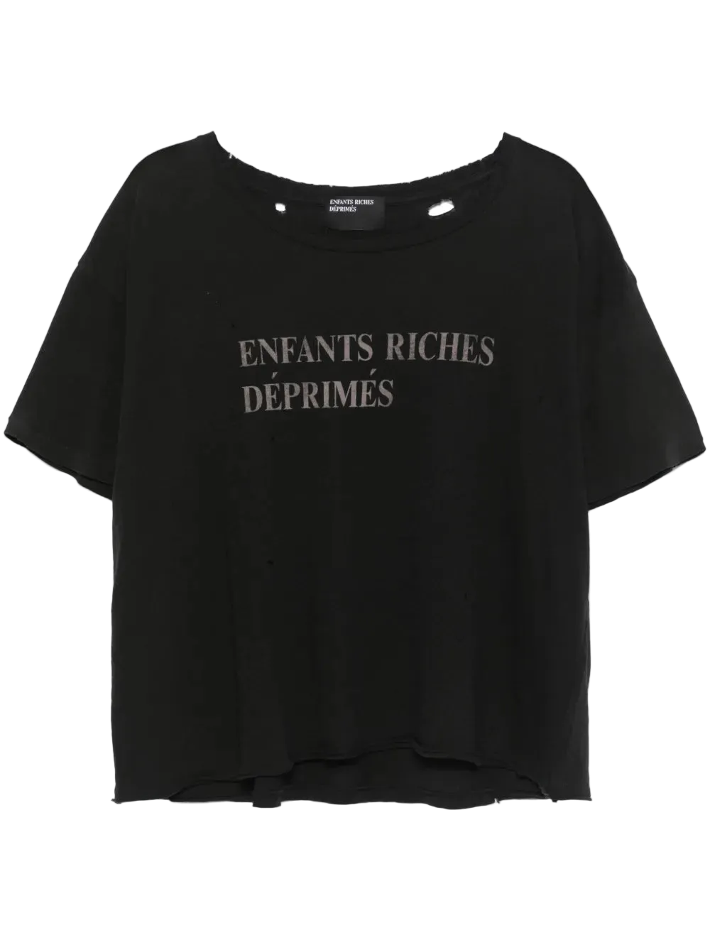 ENFANTS RICHES DEPRIMES Classic Logo T-shirt In Black