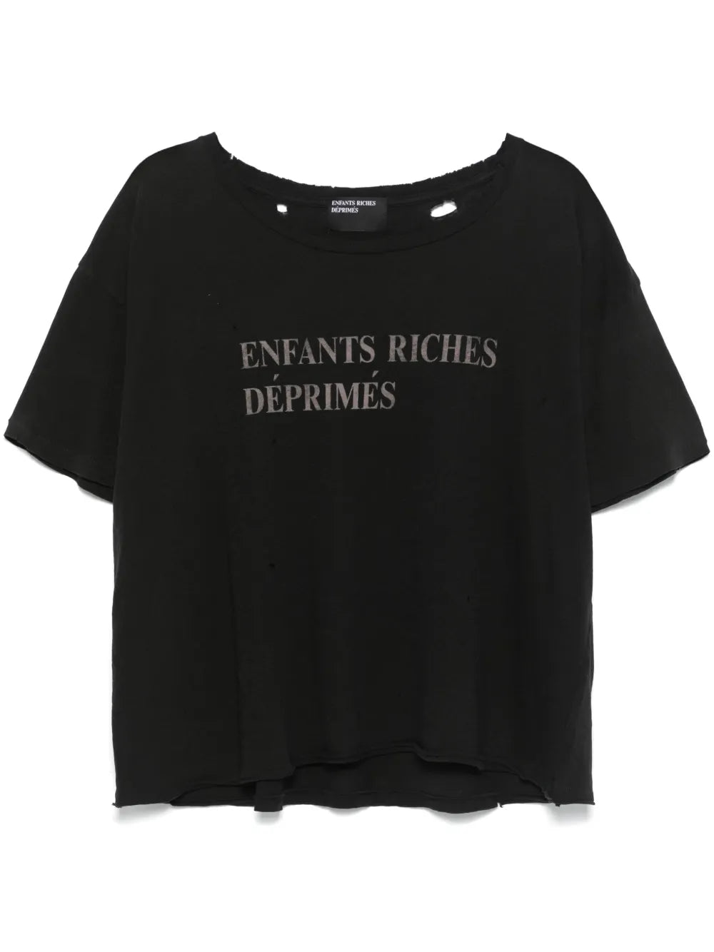 ENFANTS RICHES DEPRIMES Classic Logo T-shirt In Black