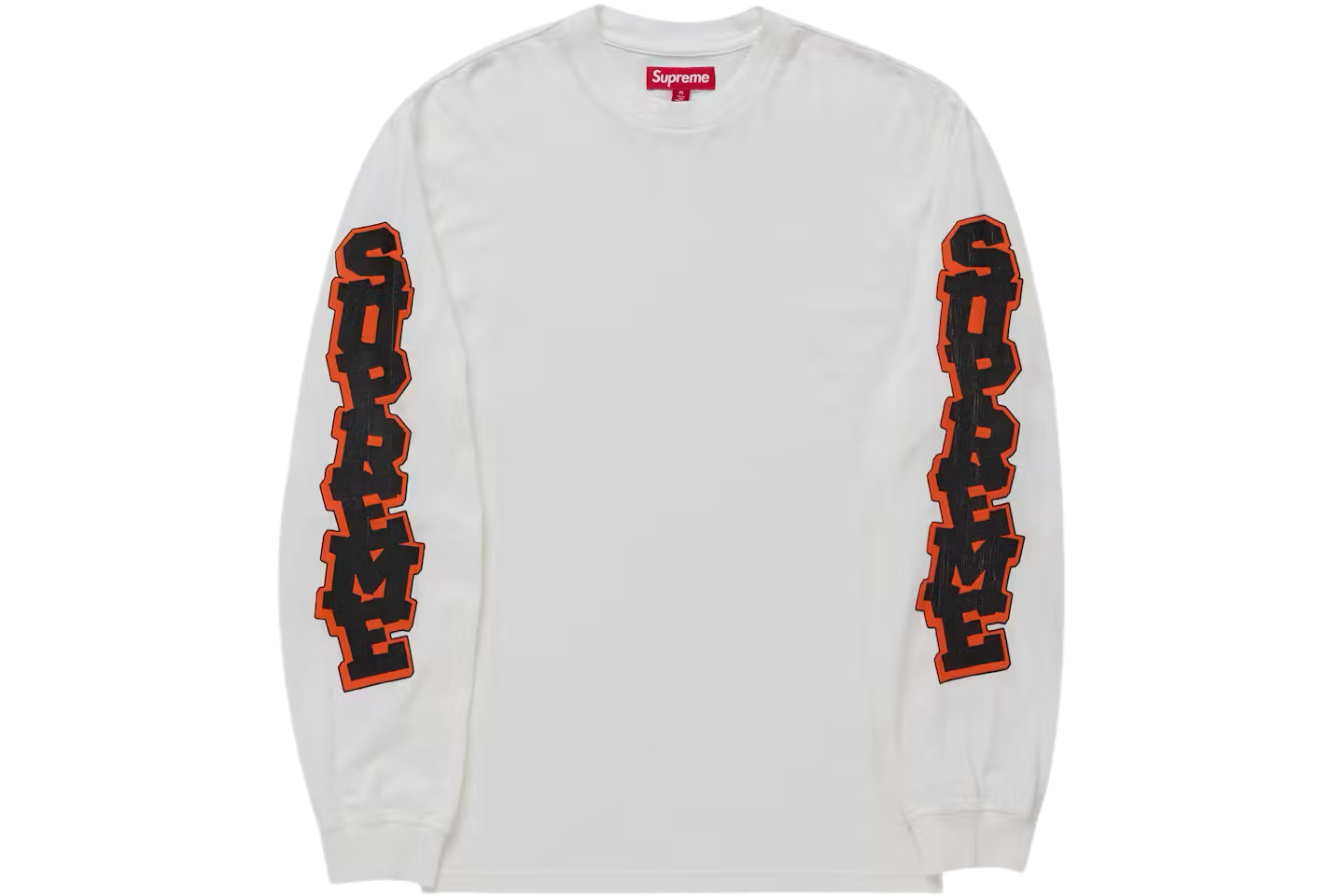 Supreme Cracked Sleeve L/S Top
White