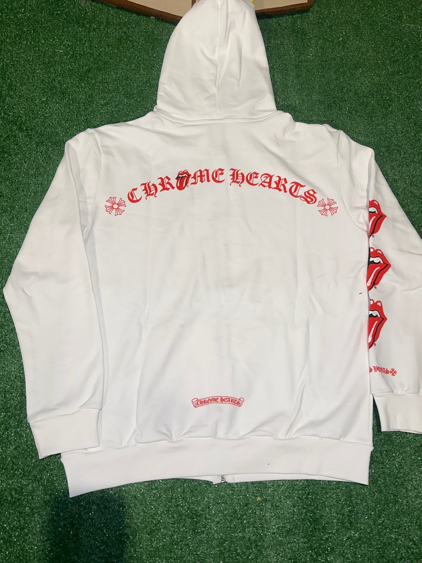 Chrome Heart Zip Red