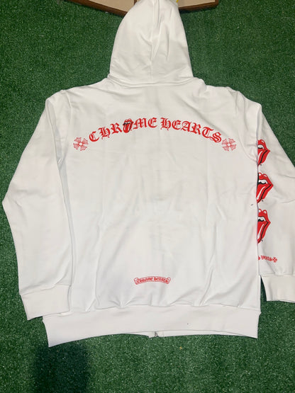 Chrome Heart Zip Red
