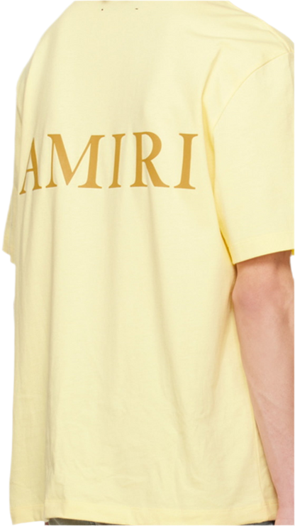 AMIRI Yellow MA T-Shirt